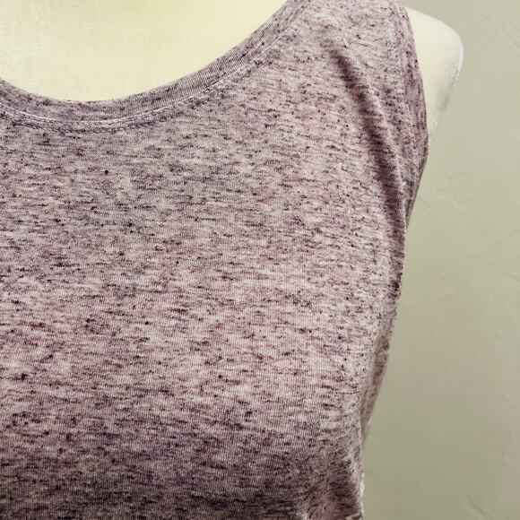 Victoria's Secret Angel Logo Heather Violet Racerback Tank Top Medium (A0132) - Picture 2 of 7